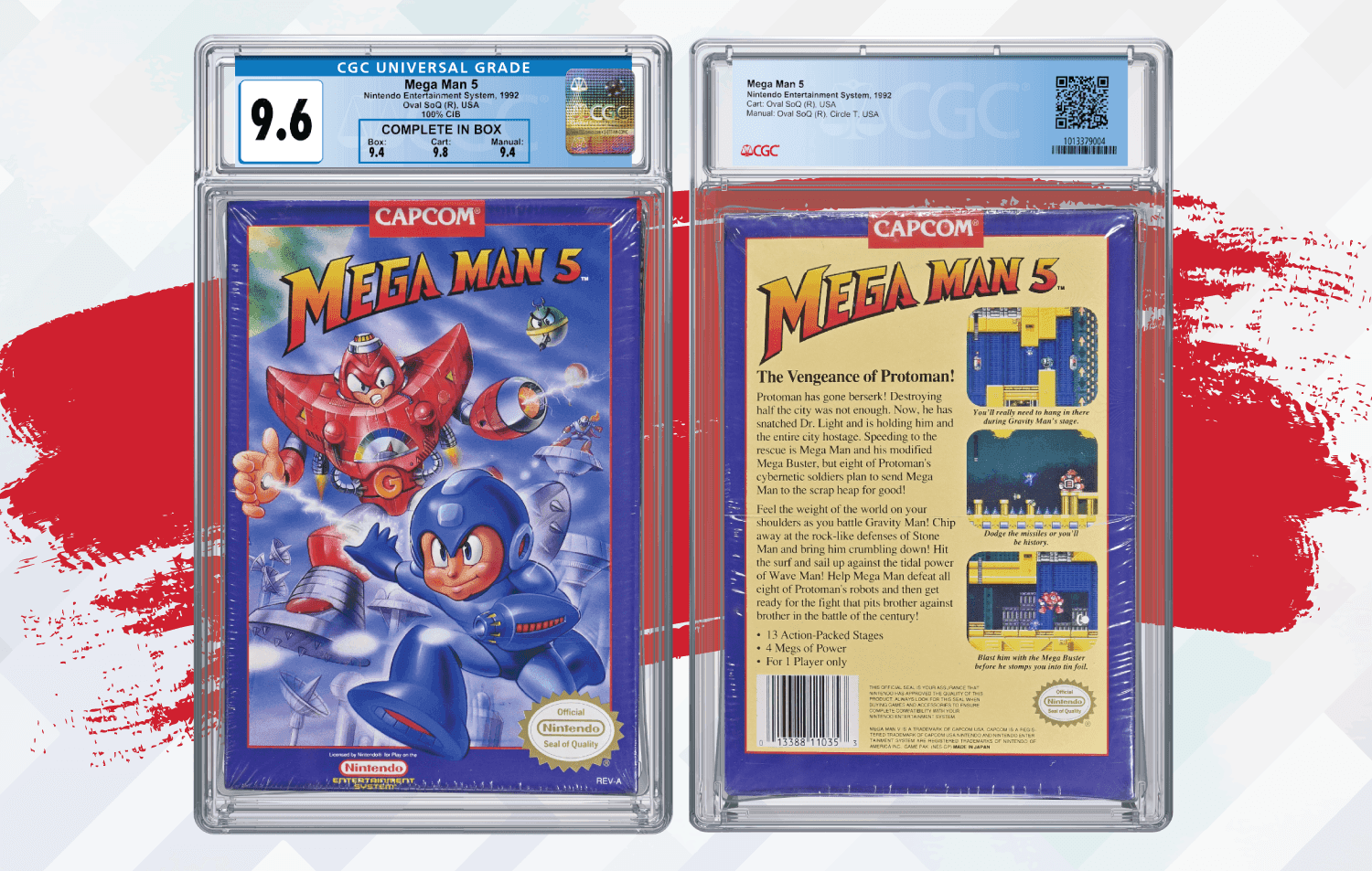 Article image showing Mega Man 5 for 100 Percent CIB Designation article